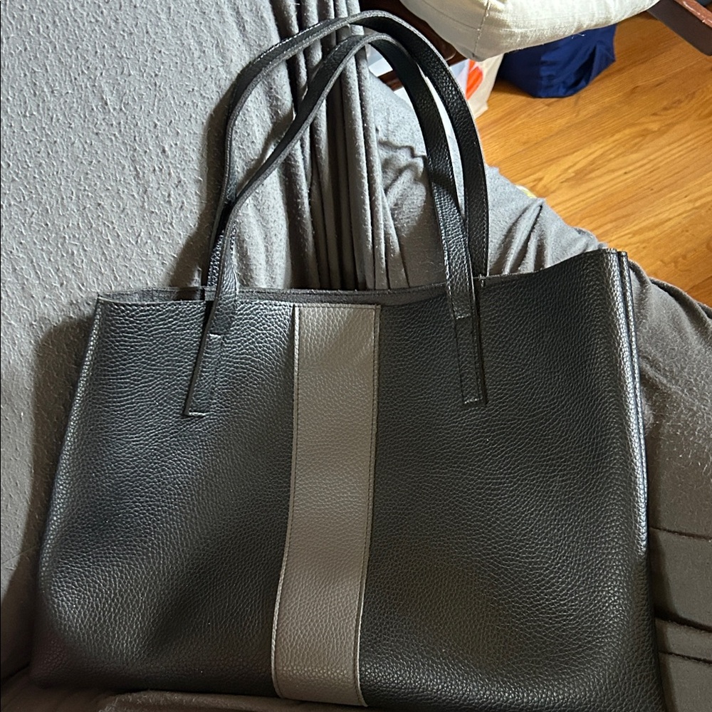 Elegant Gray and White Tote Bag